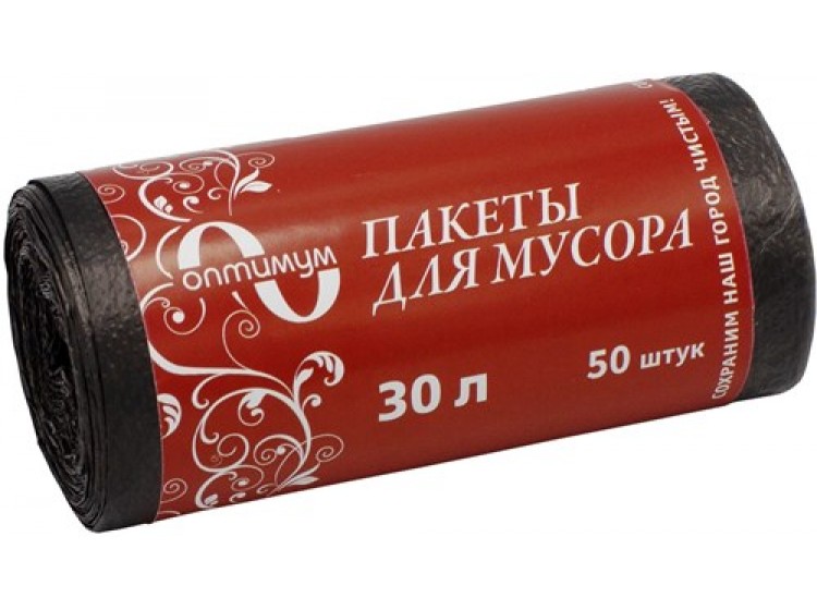 Мешки мусорные 30л (8) ПНД В рулонах (по 50 шт/упак) Артпласт Оптимум Мешки мусорные 30л (8) ПНД В рулонах (по 50 шт/упак) Артпласт Оптимум